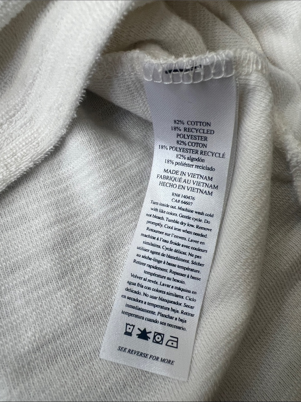 Faherty Cabana Towel Terry Surf Stripe Polo Large - Picture 6 of 8